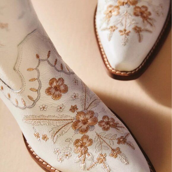 Dingo 1969 Full Bloom Leather Cowboy Boots (Anthropologie) - Picture 2 of 9